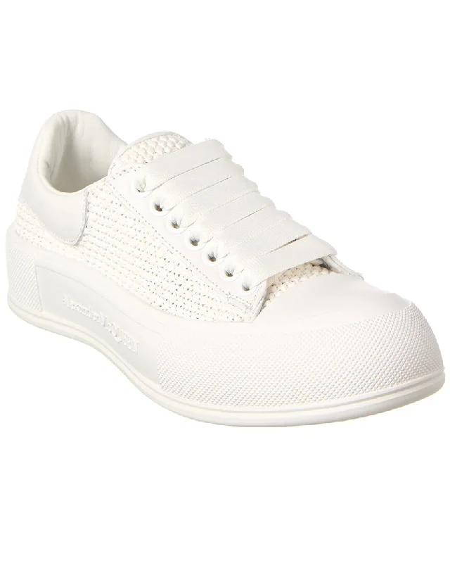 Quick Grab Deals Alexander McQueen Plimsoll Leather Sneaker