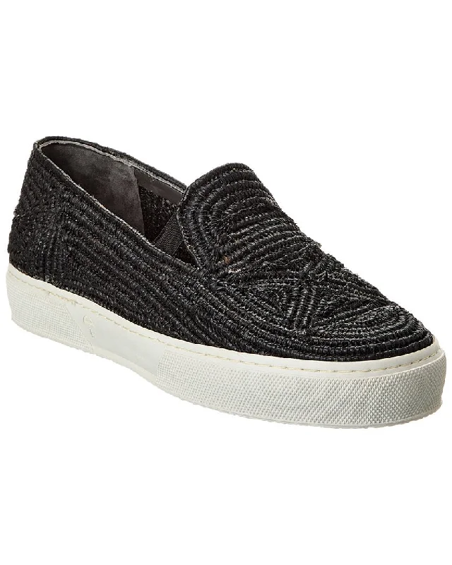 All-Day Comfort Shoes Sale Clergerie Tribal Raffia Slip-On Sneaker