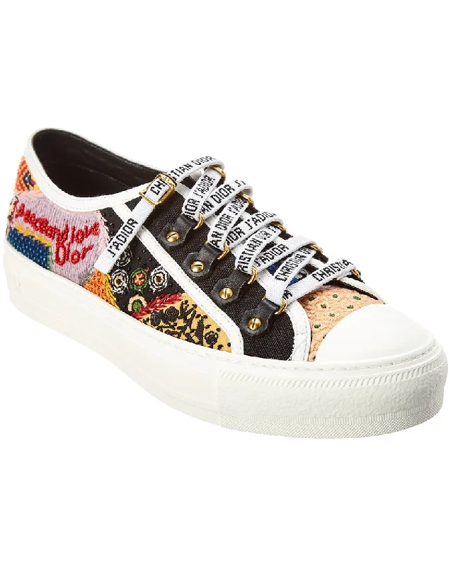 Trend Alert Dior Walk N Dior Embroidered Low-Top Sneaker