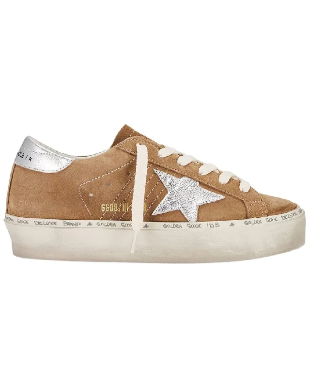 Women's Non-Slip Shoes Golden Goose Hi Star Suede Sneaker