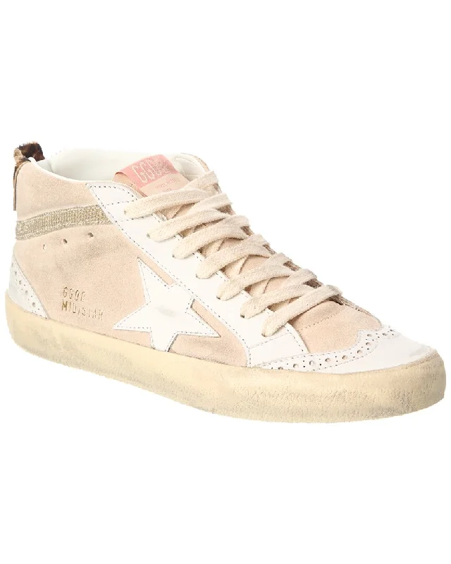 Edgy Fashion Deals Golden Goose Midstar Suede & Leather Sneaker