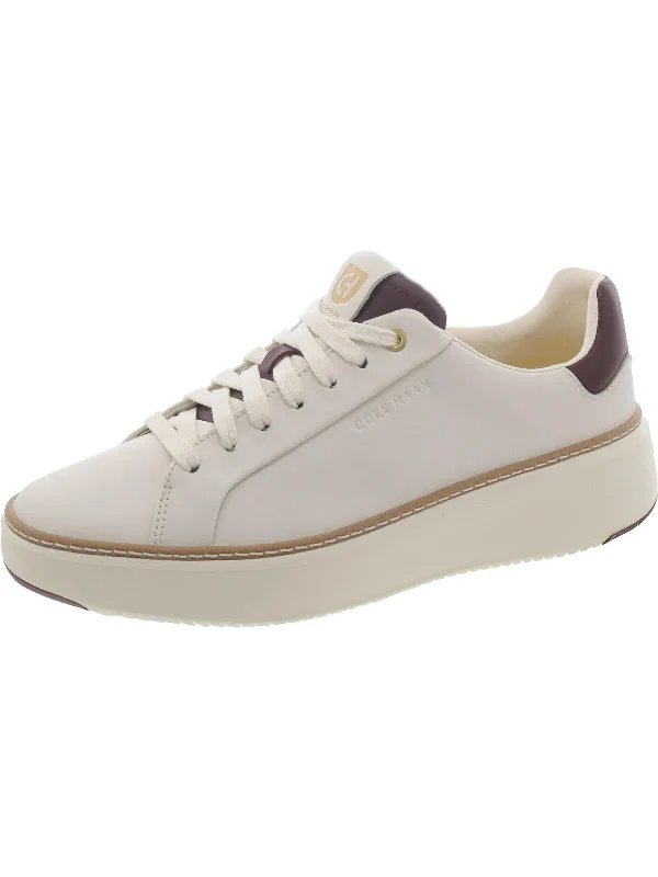 Durable Fashion Picks GRANDPRO TOPSPIN Womens Faux Leather Trainer Casual And Fashion Sneakers