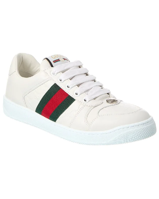 The Good Stuff Gucci Screener Leather Sneaker