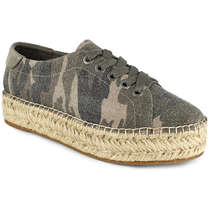 Chic And Edgy Laurel Womens Espadrille Flatform Casual and Fashion Sneakers