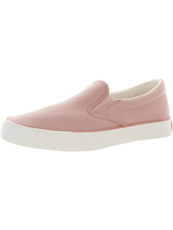 Comfortable Travel Shoes The Run Womens Canvas Fashion Slip-On Sneakers