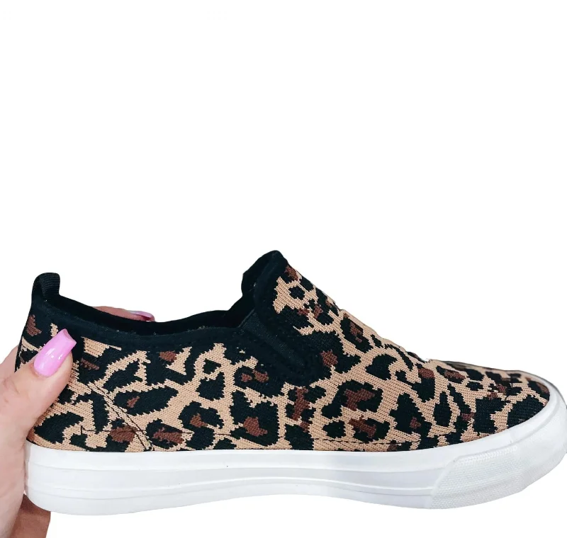 Seasonal Fashion Women's So Fly Leopard Slip On Sneakers