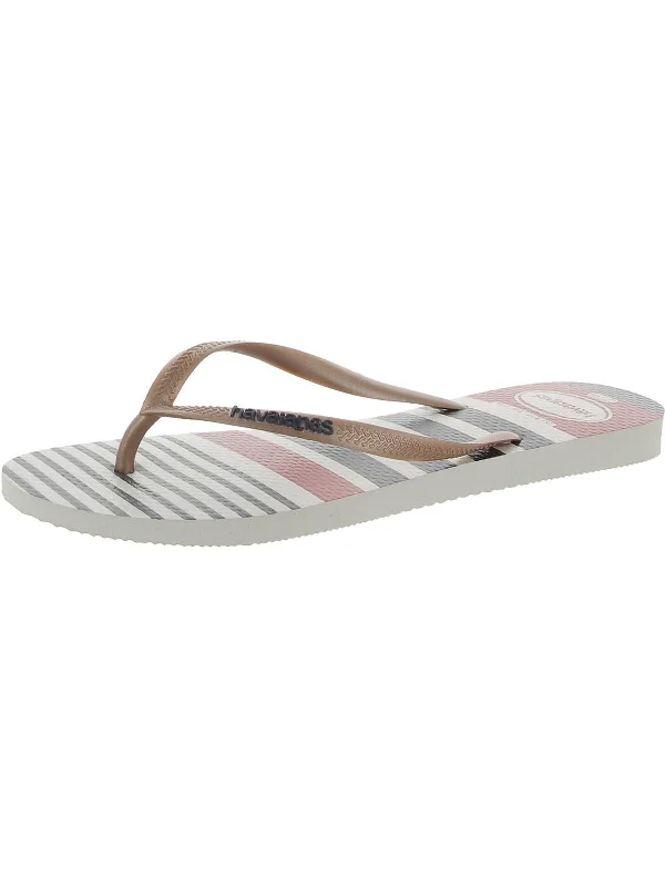 Comfortable Everyday Shoes Alpargatae Womens Flat Slip On Flip-Flops