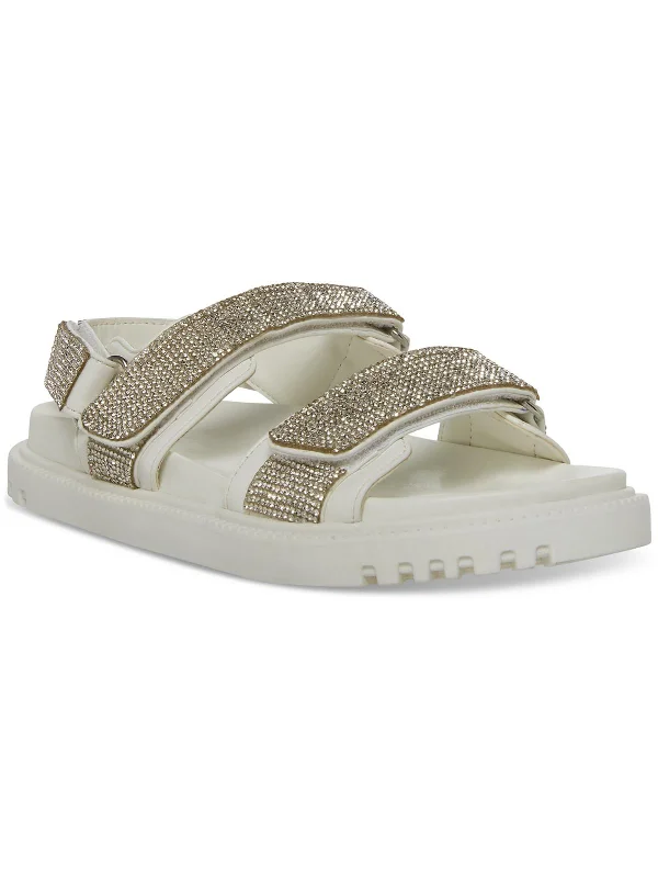 Versatile Shoes Promotion AMORE Womens Rhinestones Casual Flatform Sandals