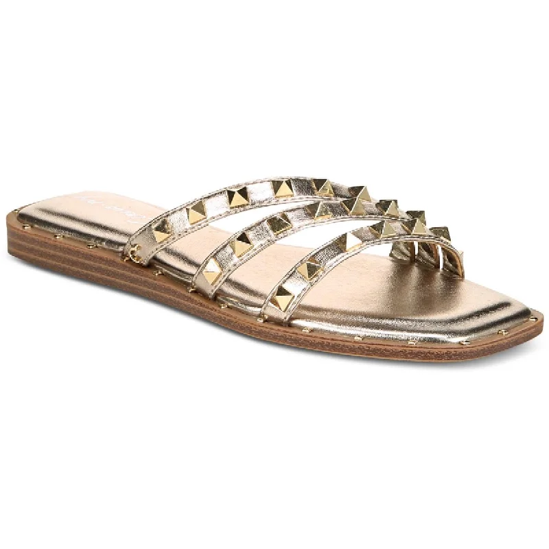 Hot Brand Discounts Circus by Sam Edelman Womens Verity Faux Leather Embellished Slide Sandals