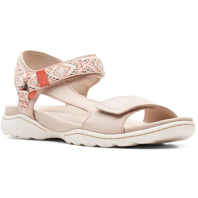 Seasonal Footwear Sale Clarks Womens Amanda Step Open Toe Leather Slingback Sandals