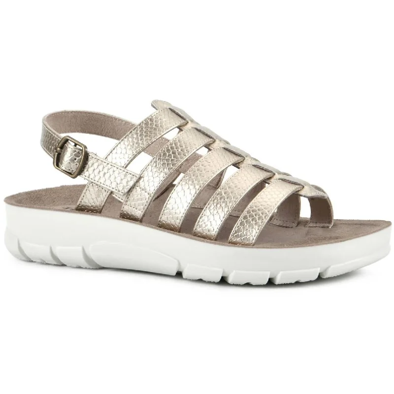 Breathable Shoes Cliffs by White Mountain Womens Beginning Faux Leather Caged Sport Sandals