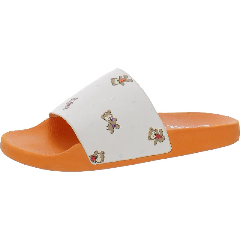 Slip-On Shoes Promotion Coach Womens Udele Printed Slide Sandals