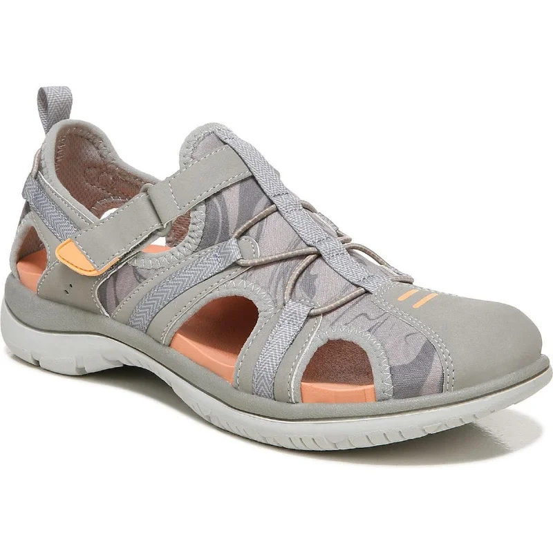 Flash Sales Today Dr. Scholl's Shoes Womens Adelle Trek Faux Leather Ankle Strap Sport Sandals