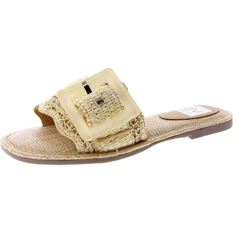 Sophisticated Style Offers DV By Dolce Vita Womens Joane Faux Leather Woven Slide Sandals