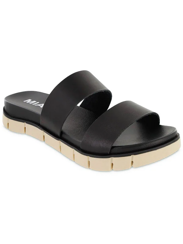 Women's Durable Footwear Elori-P Womens Slip Slide Sandals