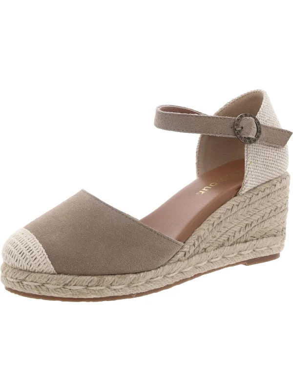 Mega Sale Frances Womens Suede Ankle Strap Espadrilles