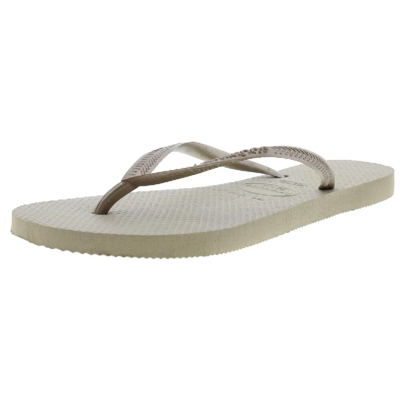 Trend Alert Havaianas Metallic Slide Flip-Flops