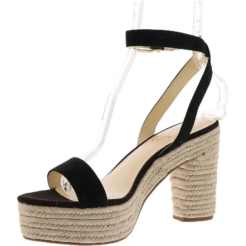 Exclusive Discount Jessica Simpson Symia Women's Leather Ankle Wrap Platform Espadrille Sandals