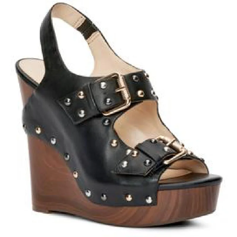 Minimalist Fashion Sale Jessica Simpson Tymina Women's Studded Leather Platform Wedge Sandals