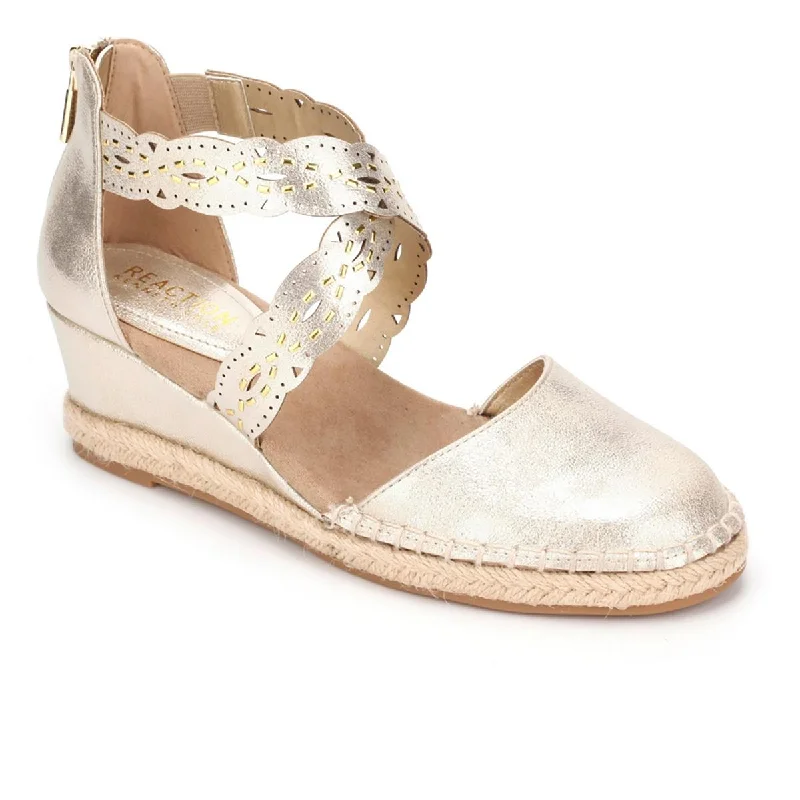 High-End Casual Shoes Kenneth Cole Reaction Womens Clo X Band Faux Leather Strappy Espadrilles