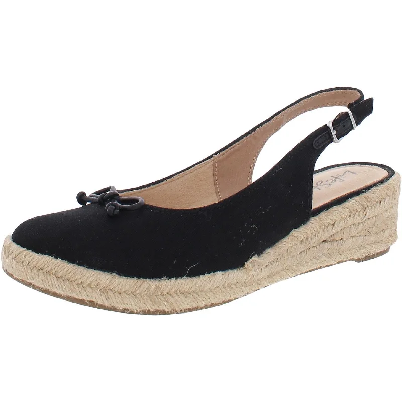 Smart Casual Shoes Sale LifeStride Womens Keepsake canvas Wedge Espadrilles