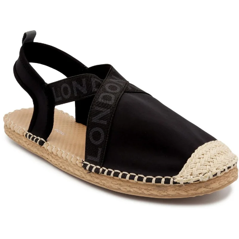 Women's Flexible Sole Shoes London Fog Womens SANDCLOUD Sling Back Espadrille Flip-Flops