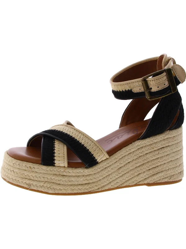 End-Of-Season Clearance Naomi Womens Adjustable Open Toe Wedge Sandals