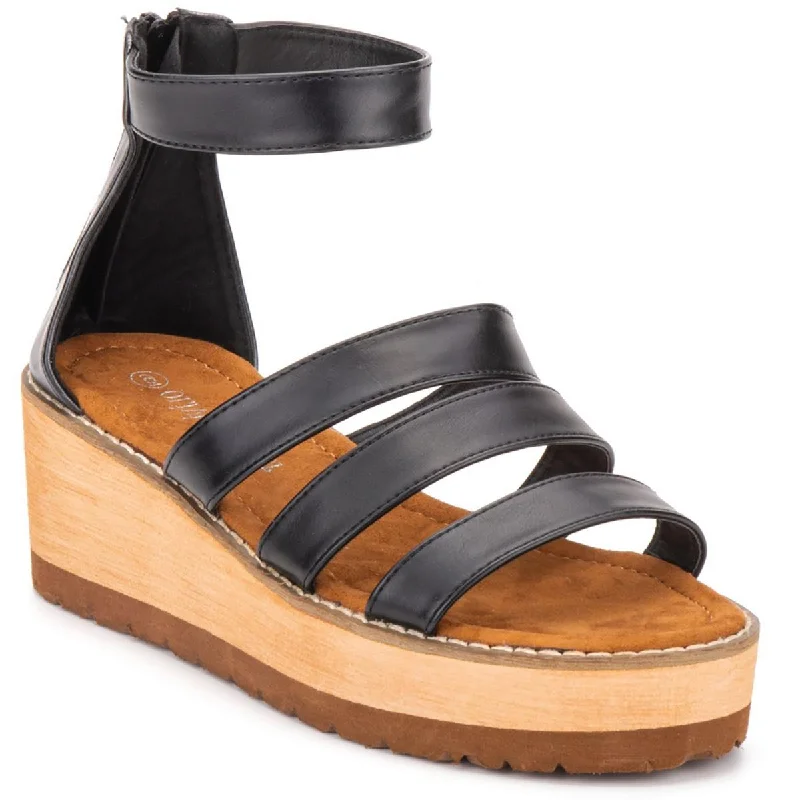 Fashion-Forward Women's Shoes Olivia Miller Womens Wedge Open Toe Wedge Sandals