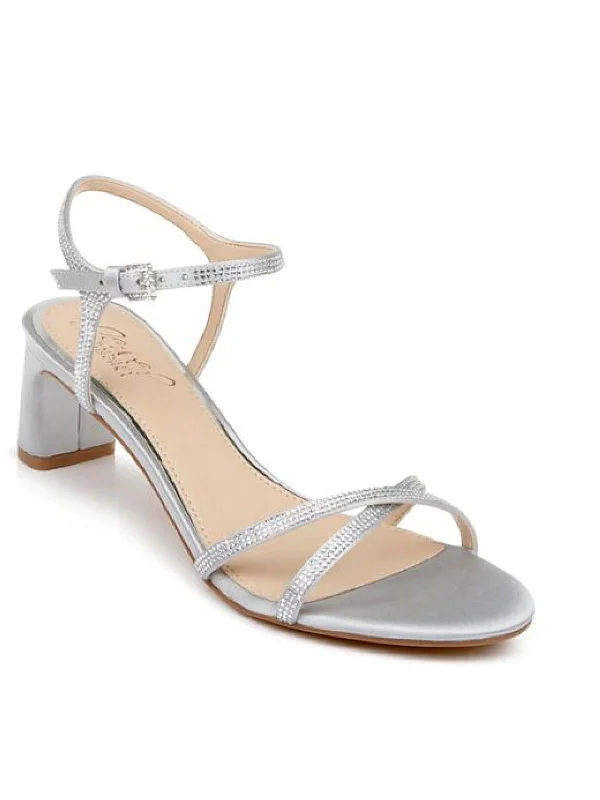 Effortless Style Shoes Sale Omari II Womens Satin Ankle Strap Heels