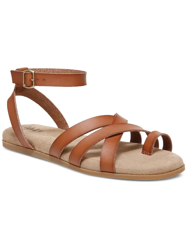 New Season Fashion Preview Parnikka Womens Faux Leather Criss-Cross Slingback Sandals