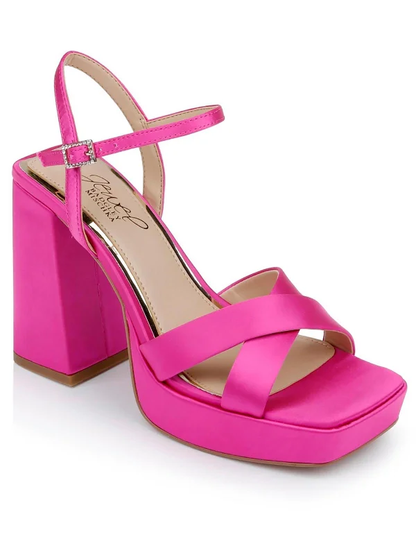 Ultra-Light Footwear Sale RAINBOW Womens Satin Platform Sandals