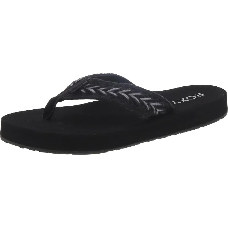 Fashion-Forward Offers Roxy Womens Slip-On Comfy Thong Sandals