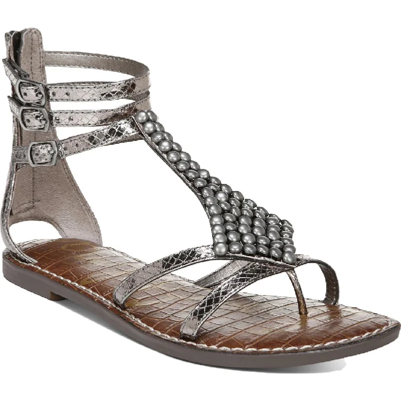 Street-Style Slip-Ons Sam Edelman Womens Ginger Boho Gladiator Sandals