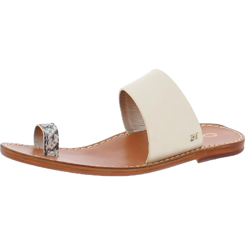 Limited Time Offer Sam Edelman Womens MAXY Leather Slide Sandals