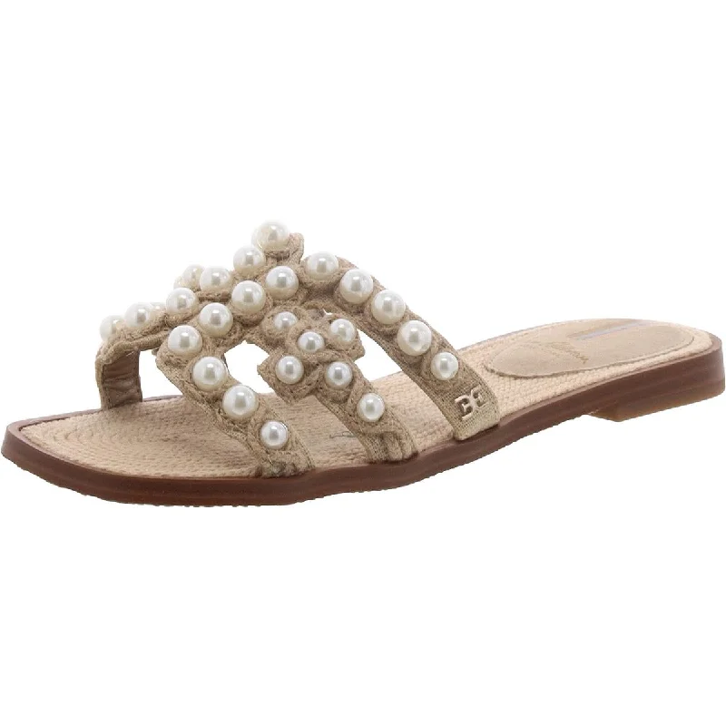 Durable Dress Shoes Promotion Sam Edelman Womens Woven Round toe Flatform Sandals