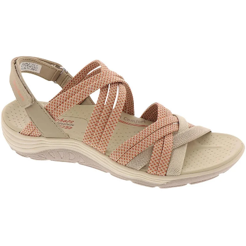 Trend Alert Skechers Womens Reggae Cup-Smitten By You Strappy Slingback Sport Sandals