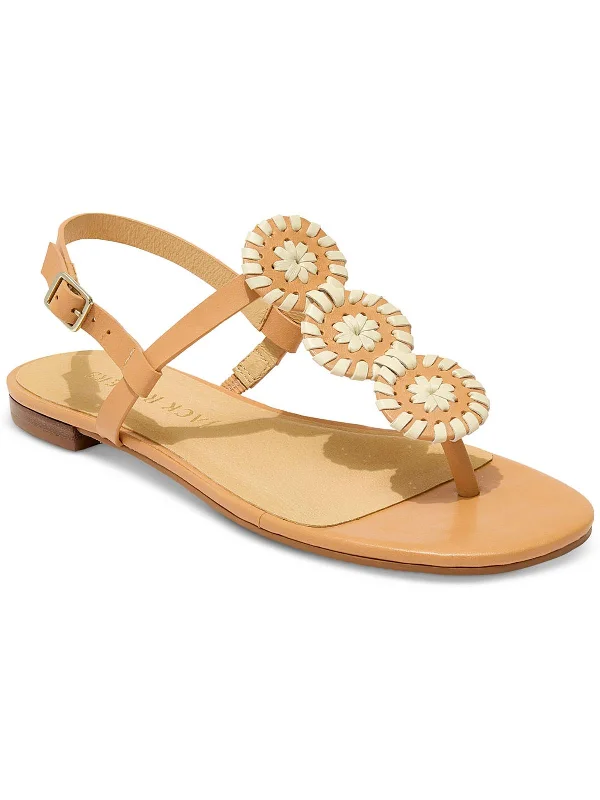 Designer Casual Shoes Walsh Sandal Womens Leather Slingback Thong Sandals