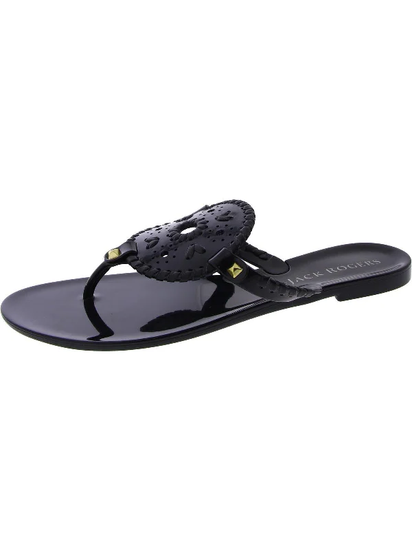 Stylish All-Day Wear Shoes Womens Embellished Slip On Thong Sandals