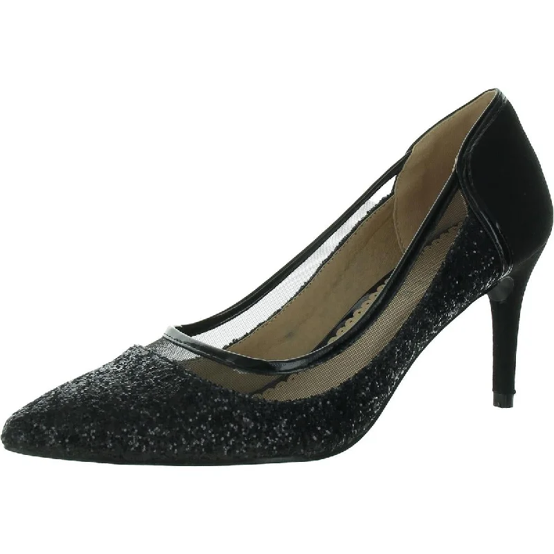 Chic Trends Unveiled Womens Glitter Pointed Toe Pumps