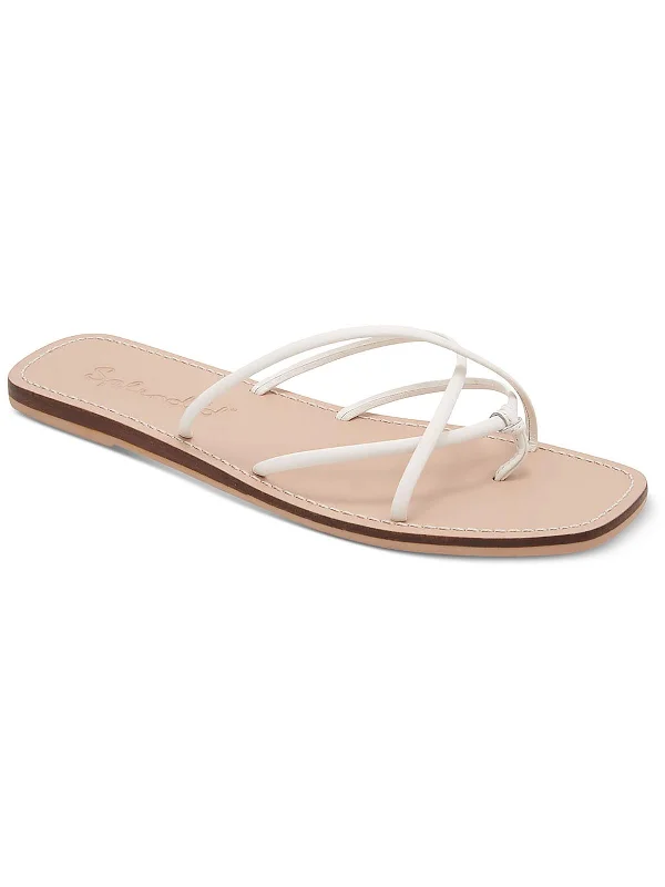 Trendy Boots Discount Womens Leather Flat Thong Sandals