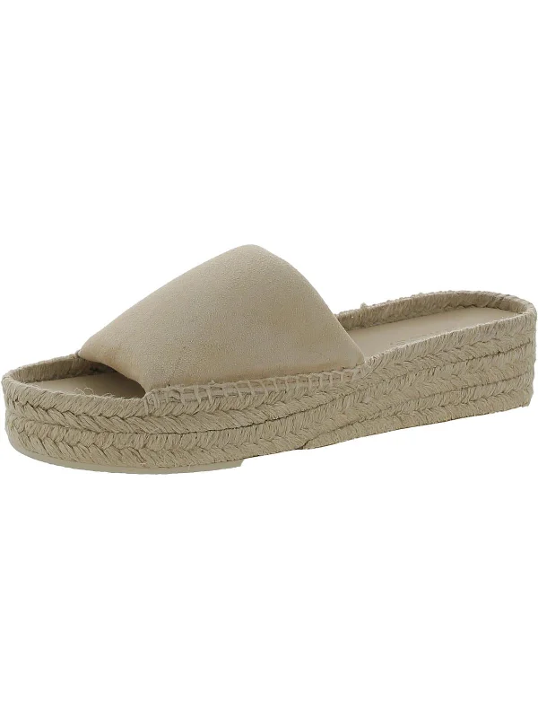 Ultra-Soft Flats Deal Womens Suede Slide Sandals