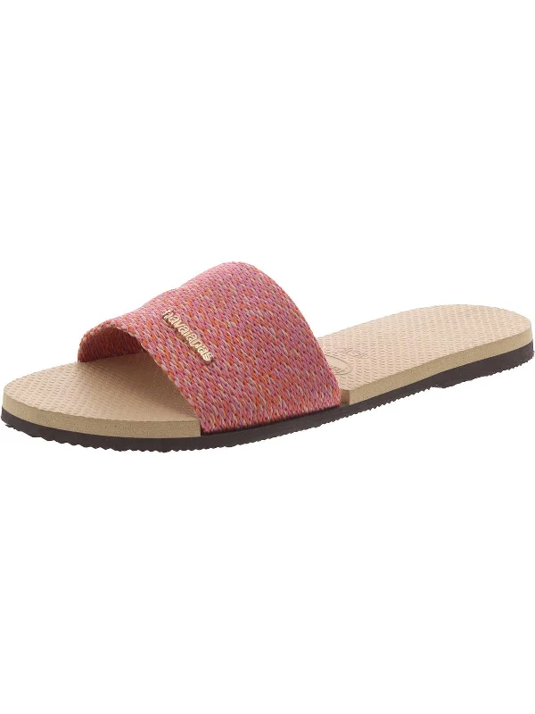 Ultra-Light Footwear Sale YOU MALTA Womens Round toe Rainbow Flatform Sandals