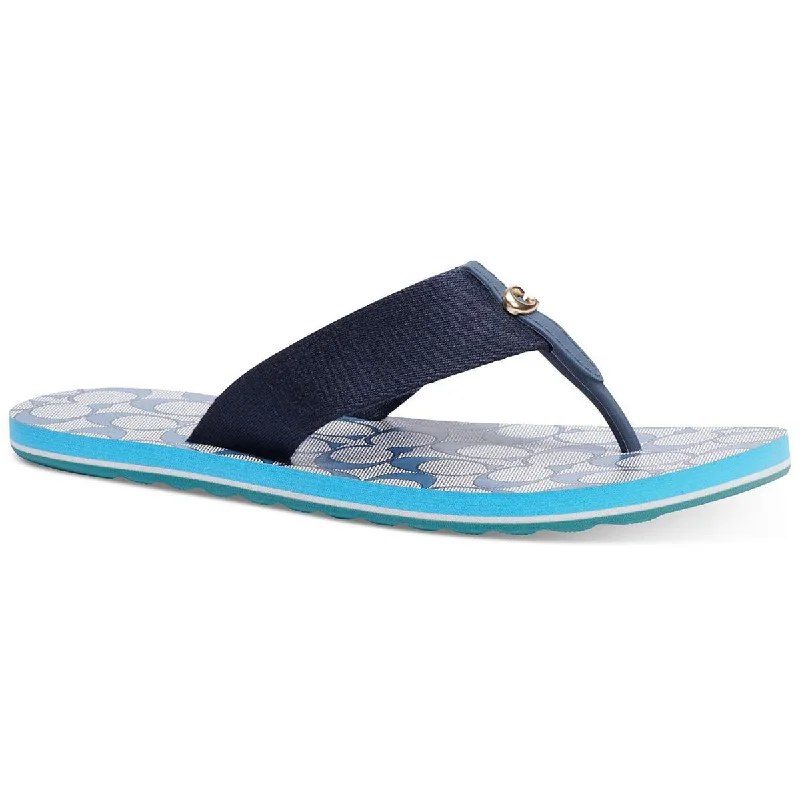 Classic Elegance Sales Zoe Webbed Womens Thong Slip On Flip-Flops