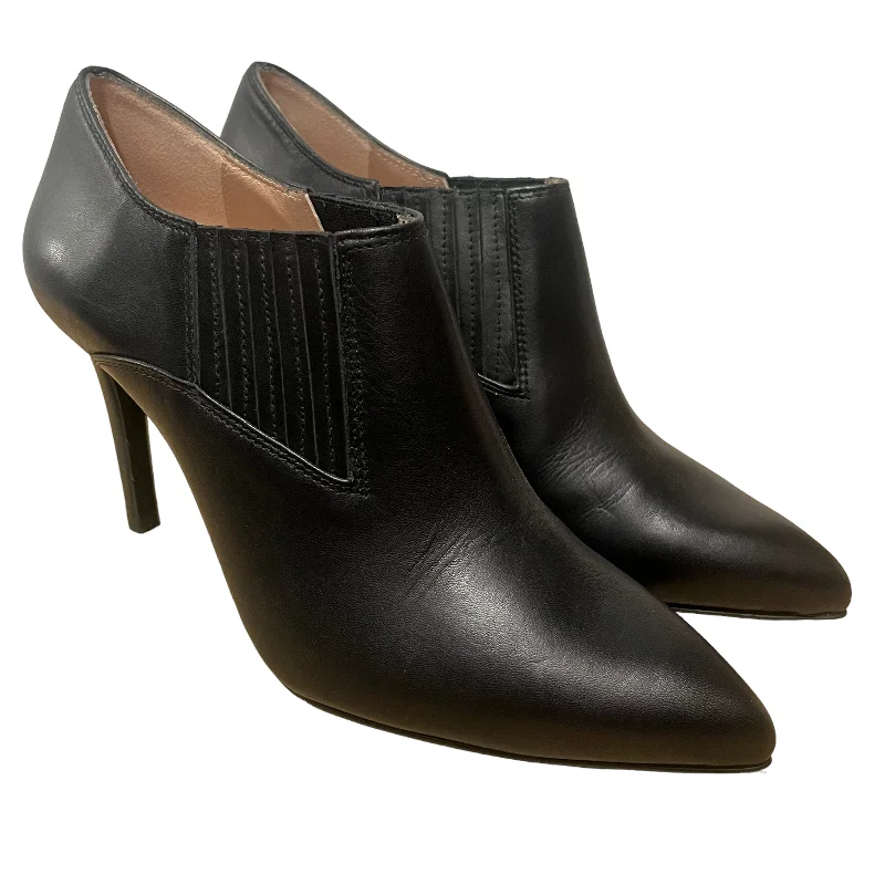 Dive Into Trendy Styles Inez/Heels/US 9.5/Leather/BLK/