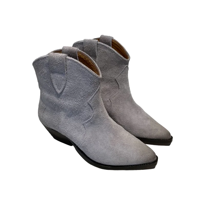 Fashion Forward Femininity ISABEL MARANT/Boots/EU 36/Suede/GRY/