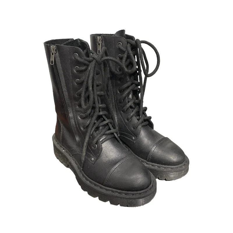 Limited Styles VETEMENT/Lace Up Boots/EU 36/Leather/BLK/COMBAT  BOOTS