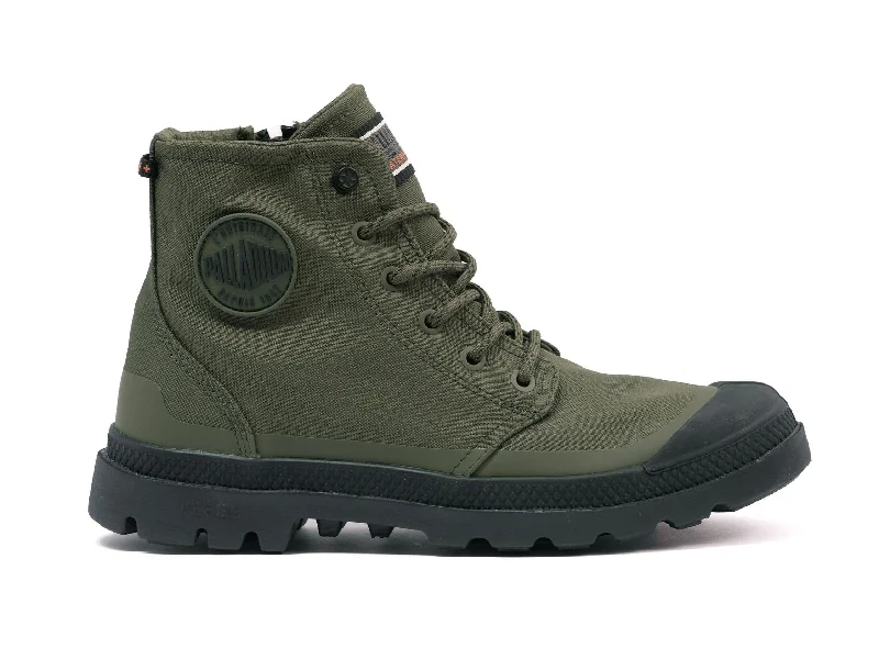 Modern Casual Shoes 74066-309-M | PAMPA RCYL LT+WP+ZIP | OLIVE NIGHT