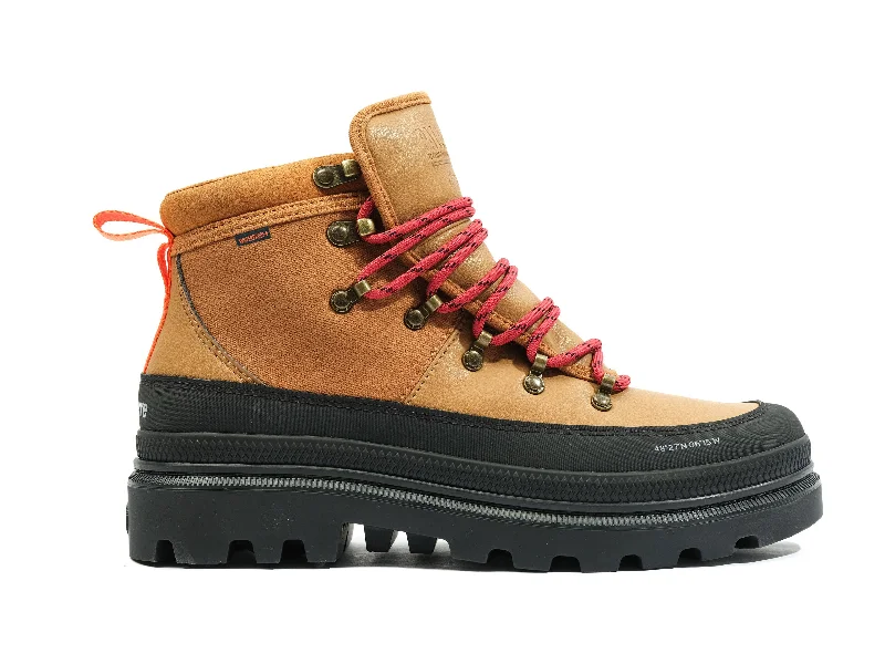 Fashionable Women's Sneakers 78554-203-M | PALLATROOPER HIKER WP+ X FINISTERRE | APPLE CINAMMON