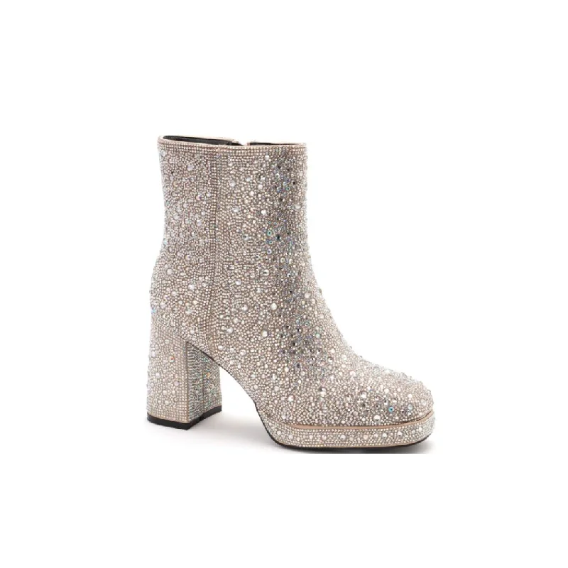 All-Day Comfort Shoes Promotion [Corky's] Bussin Clear Rhinestone Boots