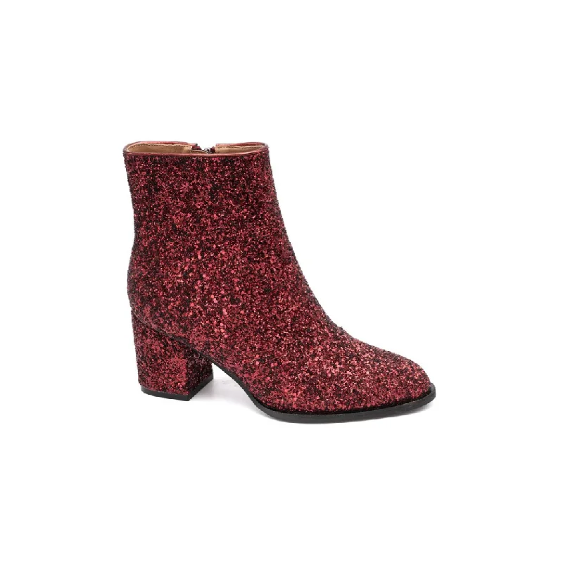 Modern Flat Shoes Offers [Corkys] Razzle Dazzle-Burgundy Glitter